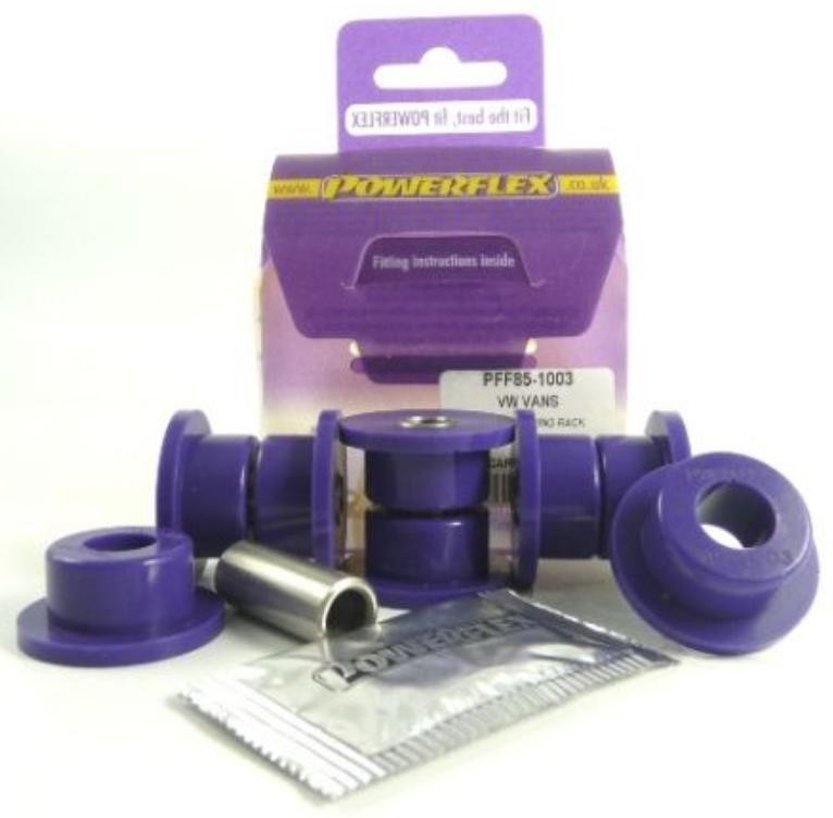Powerflex PFF85-1003 Suport, caseta directie TRANSPORTER 1.6 TD Syncro 69 CP motor diesel 1992