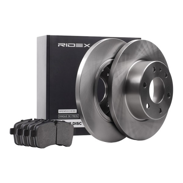 RIDEX Brake discs and pads set Article number: 3405B0437 cheaply