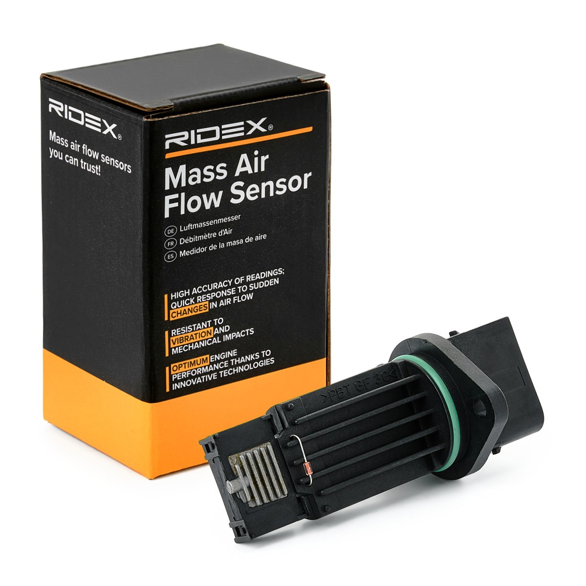 RIDEX Mass air flow sensor Article number: 3926A0376 cheaply