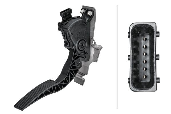 HELLA Accelerator pedal position sensor Article number: 6PV 358 156-001 cheaply