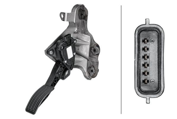 HELLA Accelerator pedal position sensor Article number: 6PV 358 156-221 cheaply