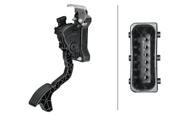 HELLA Accelerator pedal position sensor Article number: 6PV 358 156-241 cheaply