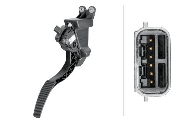 HELLA Accelerator pedal position sensor Article number: 6PV 933 966-671 cheaply