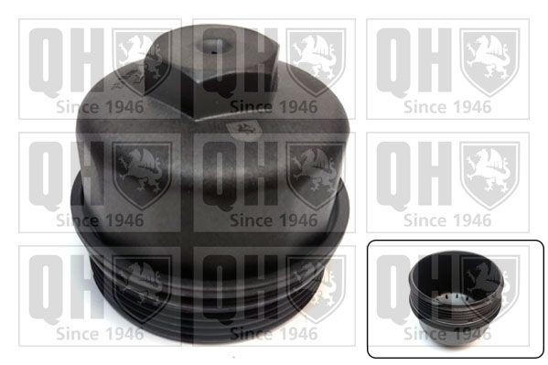 QUINTON HAZELL QOC1037 Vāks, Eļļas filtra korpuss CORSA 1.0 (F08, F68) 60 HP Benzīns 2009
