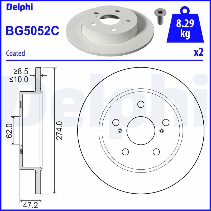 DELPHI Piduriketas Artikli number: BG5052C soodsalt