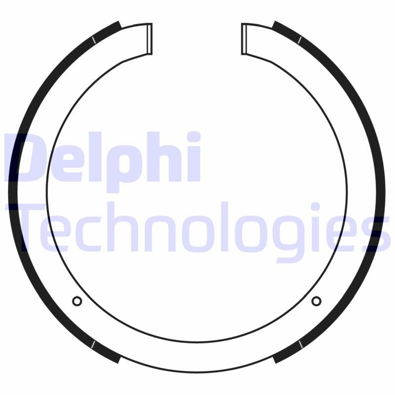 DELPHI Комплект спирачна челюст артикулен номер: LS2168 евтино