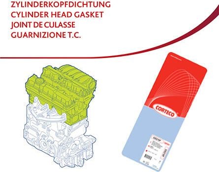 CORTECO Tetning, topplokk artikkelnummer: 83403286 billig