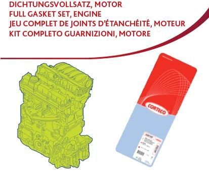 CORTECO Full Gasket Set, engine Article number: 83403955 cheaply