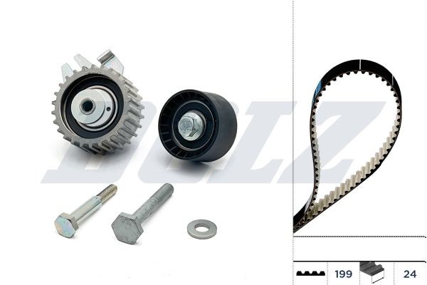 DOLZ Timing belt kit Article number: SKD102 cheaply