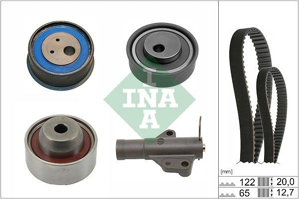 INA Timing belt kit Article number: 530 0741 10 cheaply