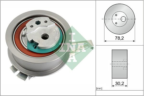 INA Timing belt tensioner pulley Article number: 531 0929 10 cheaply