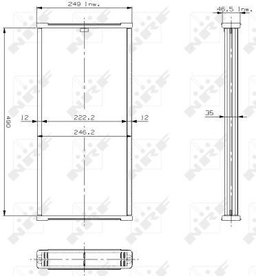 NRF Core, radiator Article number: 17001 cheaply