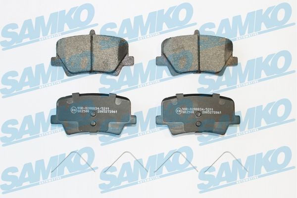 SAMKO Brake pad set Article number: 5SP2061 cheaply