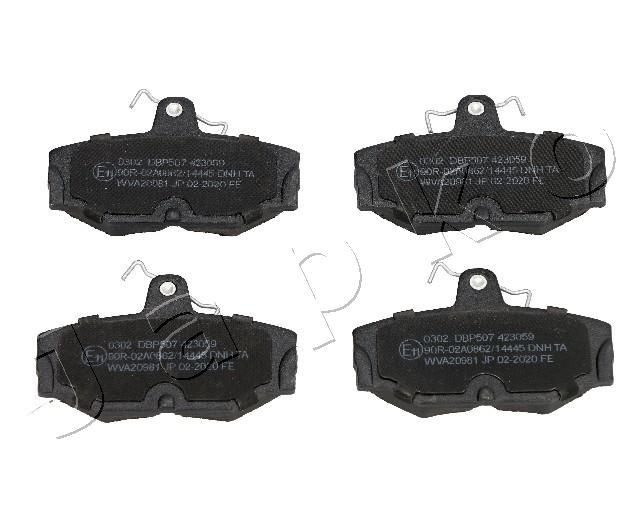 JAPKO Brake pad set Article number: 510302 cheaply