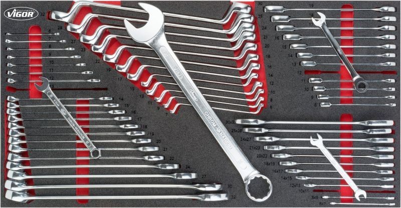 VIGOR Spanner Set, ring / open ended Article number: V6650 cheaply