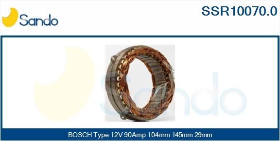 SANDO Pre-resistor, electro motor radiator fan Article number: SRS78062.1 cheaply