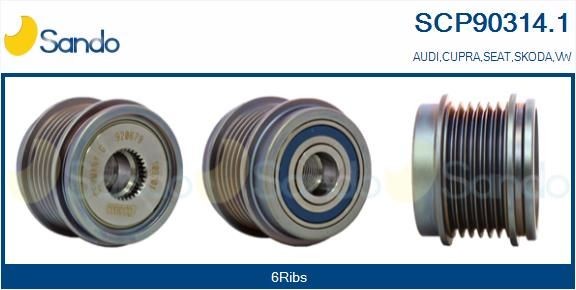 SANDO Slæbering, generator Varenummer: SSL10105.0 billige