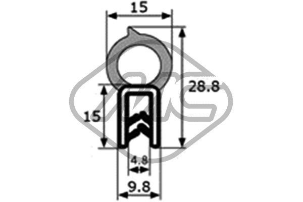 Metalcaucho Uksetihend Artikli number: 48534 soodsalt