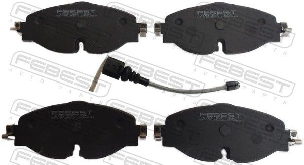 FEBEST Brake pad set Article number: 1701-8VF cheaply