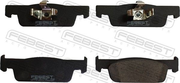 FEBEST Brake pad set Article number: 2401-CLIIVF cheaply