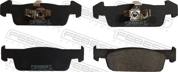 FEBEST Brake pad set Article number: 2401-LOGIIF cheaply