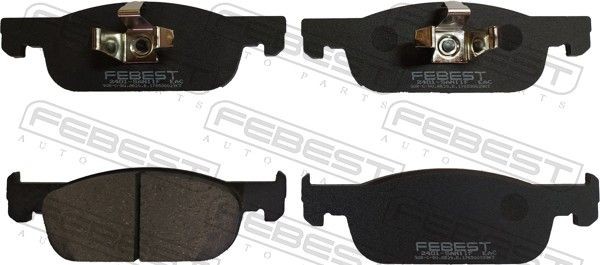 FEBEST Brake pad set Article number: 2401-SANIIF cheaply