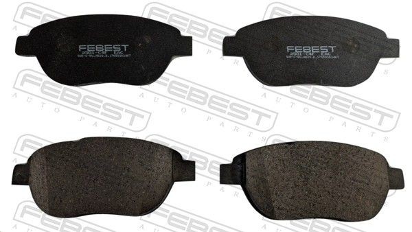 FEBEST Brake pad set Article number: 2501-C4F cheaply