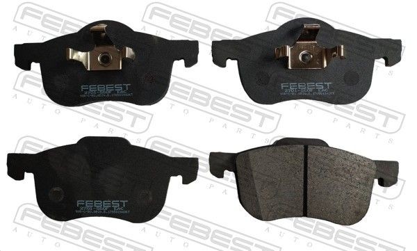 FEBEST Brake pad set Article number: 2701-S60F cheaply