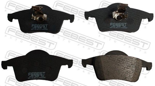 FEBEST Brake pad set Article number: 2701-S60R cheaply