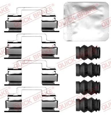 QUICK BRAKE 109-0121 Piederumu komplekts, Disku bremžu uzlikas AMAROK 3.0 TDI 4motion 204 HP Dīzelis 2022