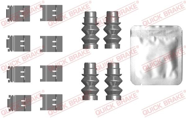 QUICK BRAKE 109-0124 Lisakomplekt, ketaspiduriklotsid DS4 PureTech 225 (FP5GGT) 224 HP Bensiin