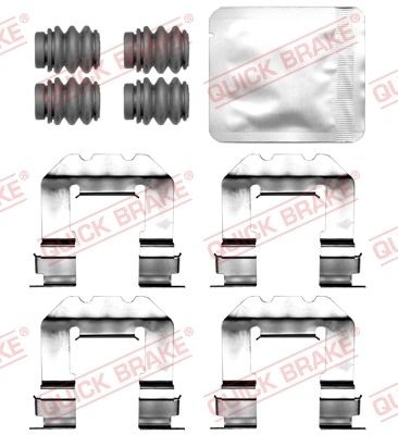 QUICK BRAKE 109-0127 Lisakomplekt, ketaspiduriklotsid SUPRA 3.0 (DB01, DB02, DB03) 387 HP Bensiin