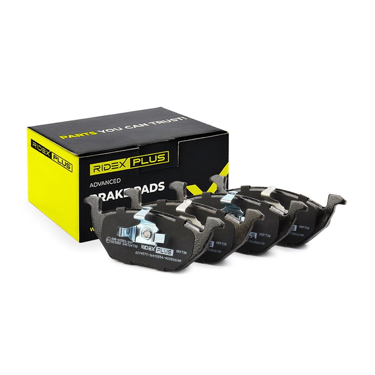 RIDEX PLUS Brake pad set Article number: 402B0019P cheaply