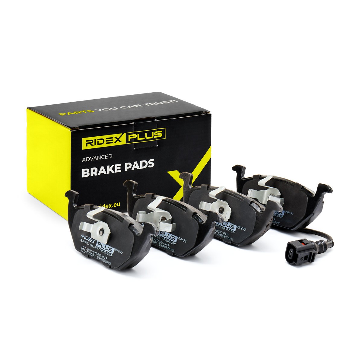 RIDEX PLUS Brake pad set Article number: 402B0033P cheaply