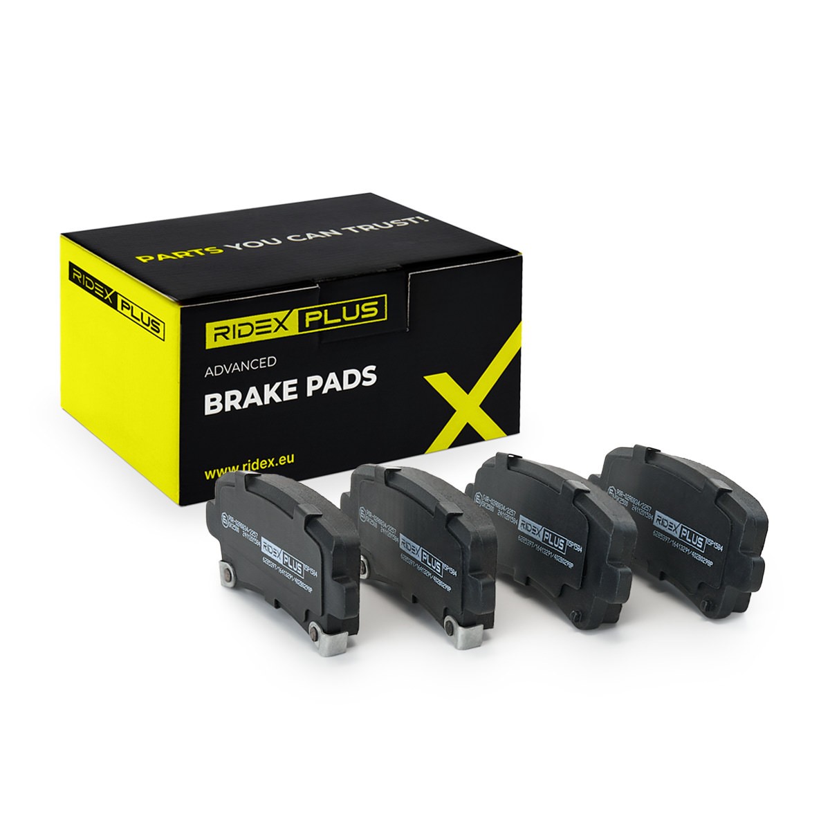 RIDEX PLUS Brake pad set Article number: 402B0298P cheaply