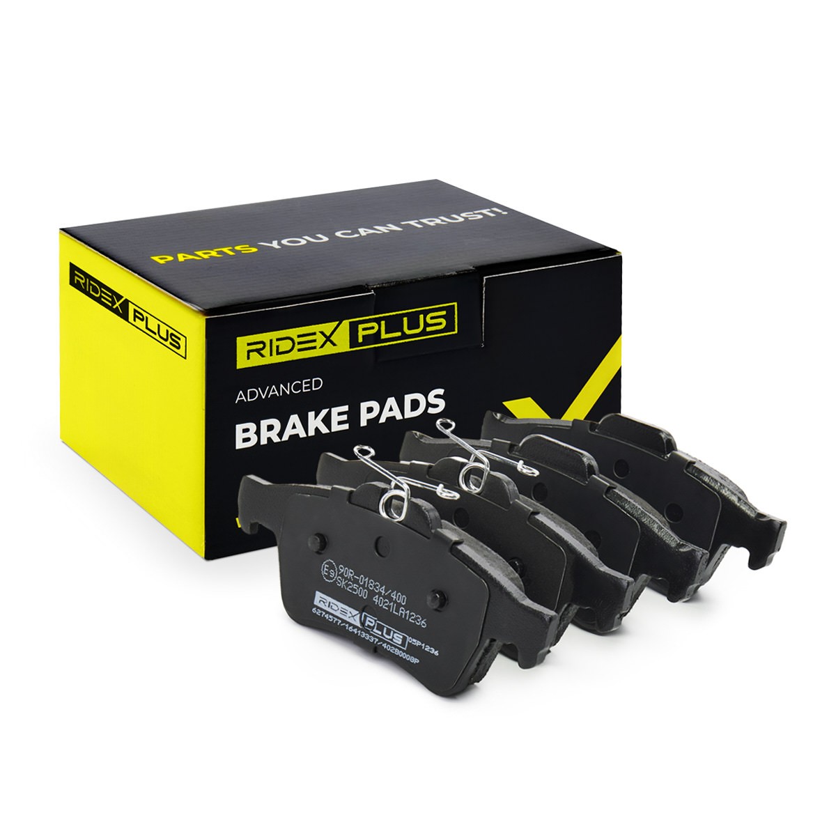RIDEX PLUS Brake pad set Article number: 402B0008P cheaply