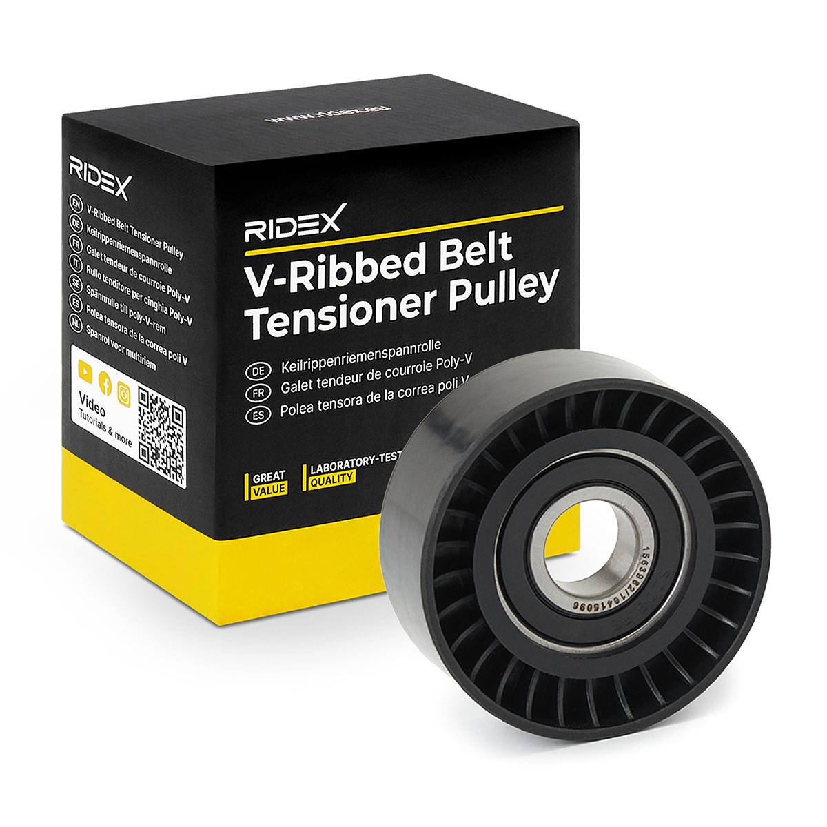 RIDEX Tensioner pulley Article number: 310T0472 cheaply