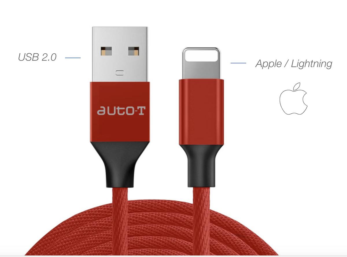 AUTO-T USB-laadimiskaabel Artikli number: 540346 soodsalt