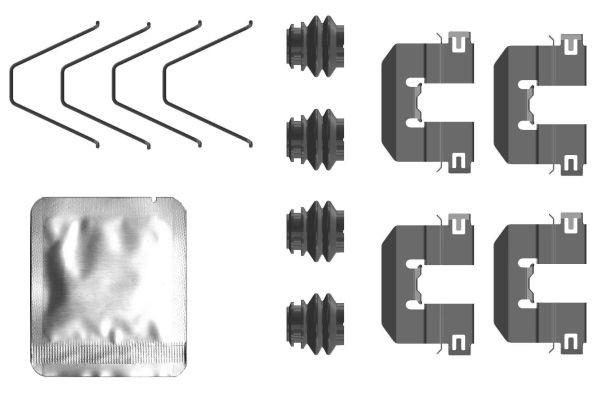 TEXTAR Accessory Kit, disc brake pads Article number: 82553200 cheaply