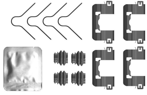 TEXTAR Accessory Kit, disc brake pads Article number: 82553700 cheaply