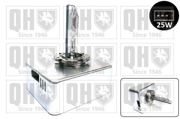 QUINTON HAZELL QBL124G Xenon lamp TRANSIT CUSTOM 2.0 EcoBlue mHEV 130 PS Diesel/Electro