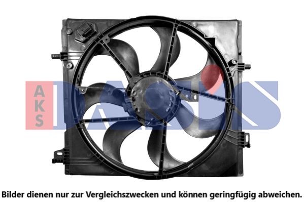 AKS DASIS Fan, radiator Article number: 078003N cheaply