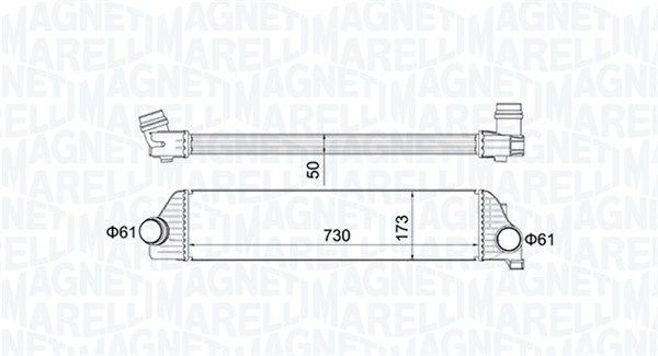 MAGNETI MARELLI Heater matrix Article number: 350218454000 cheaply