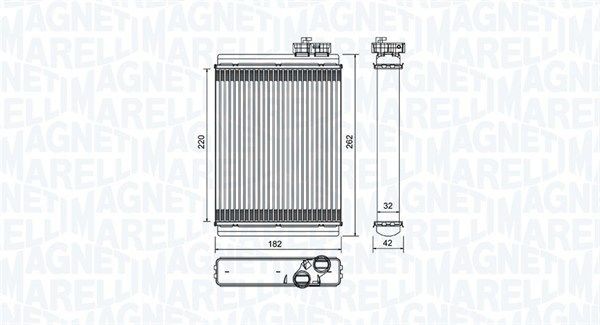 MAGNETI MARELLI Soojusvaheti, salongiküte Artikli number: 350218471000 soodsalt