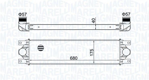 MAGNETI MARELLI Intercooler Article number: 351319204780 cheaply