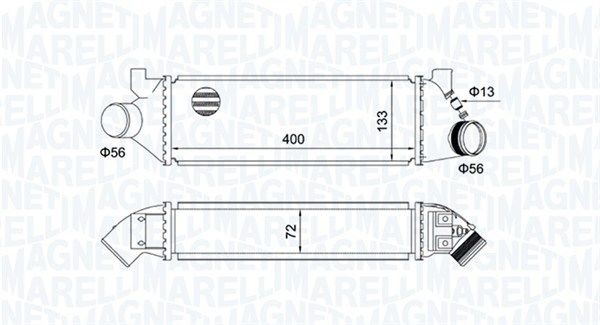 MAGNETI MARELLI Intercooler Article number: 351319204950 cheaply