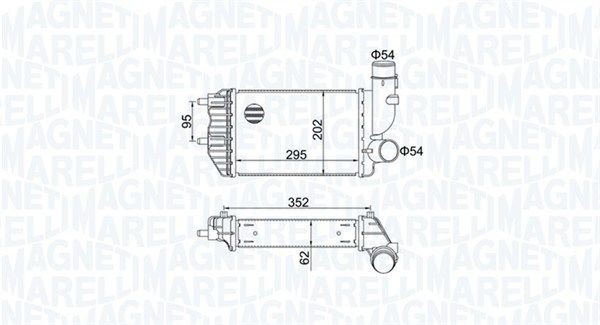 MAGNETI MARELLI Intercooler Article number: 351319205000 cheaply