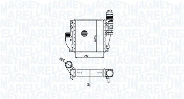 MAGNETI MARELLI Intercooler Article number: 351319205330 cheaply
