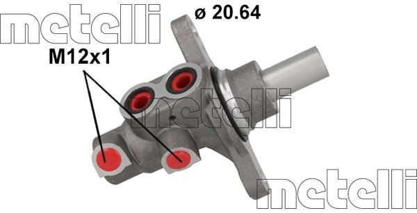 METELLI Bremsehovedcylinder Varenummer: 05-0898 billige
