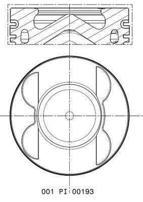 MAHLE ORIGINAL Stempel artikkelnummer: 001 PI 00193 001 billig